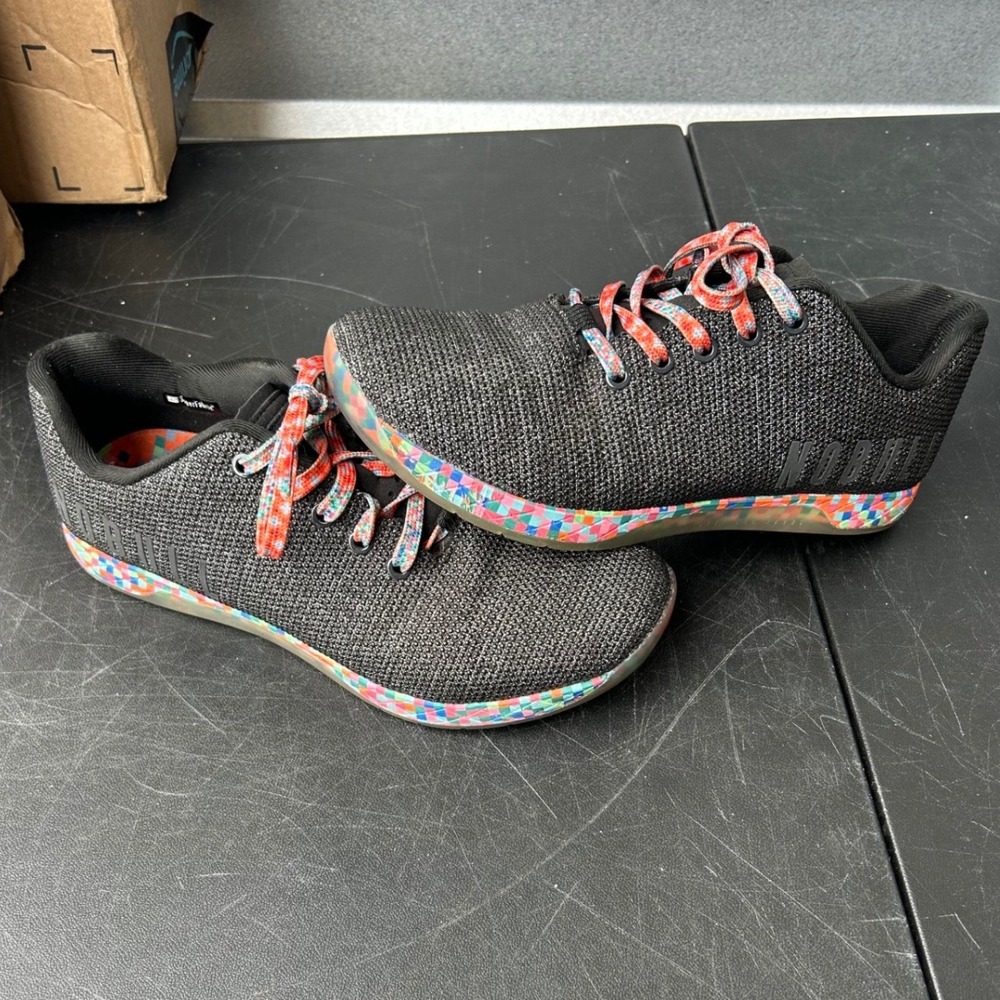 NOBULL Black SuperFabric‎ Trainer Multi Color Pixel Cross Training Womens 11